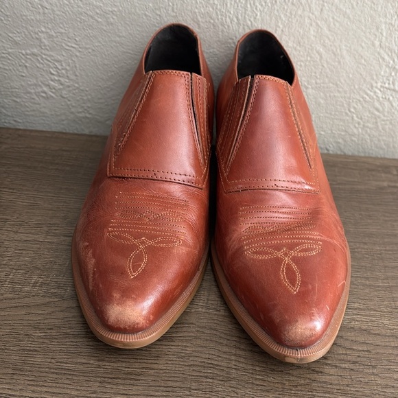 Women’s Durango Vintage Leather Ankle Pointed Toe Western Boots, Size 7.5 - Picture 2 of 9